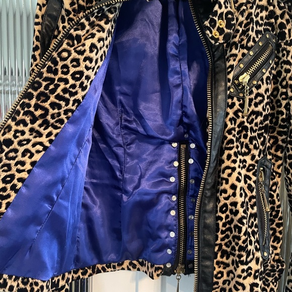Velvet leopard Jacket - Picture 5 of 7